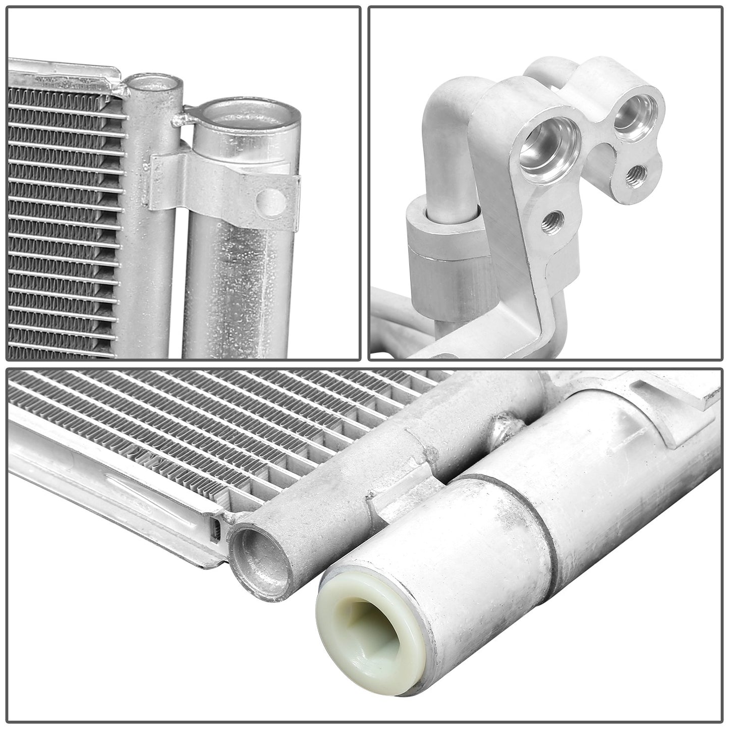 CONDENSADOR HYUNDAI GENESIS COUPE 2010-2012 - FOR 3.8L MODEL - ALUMINUM - SILVER