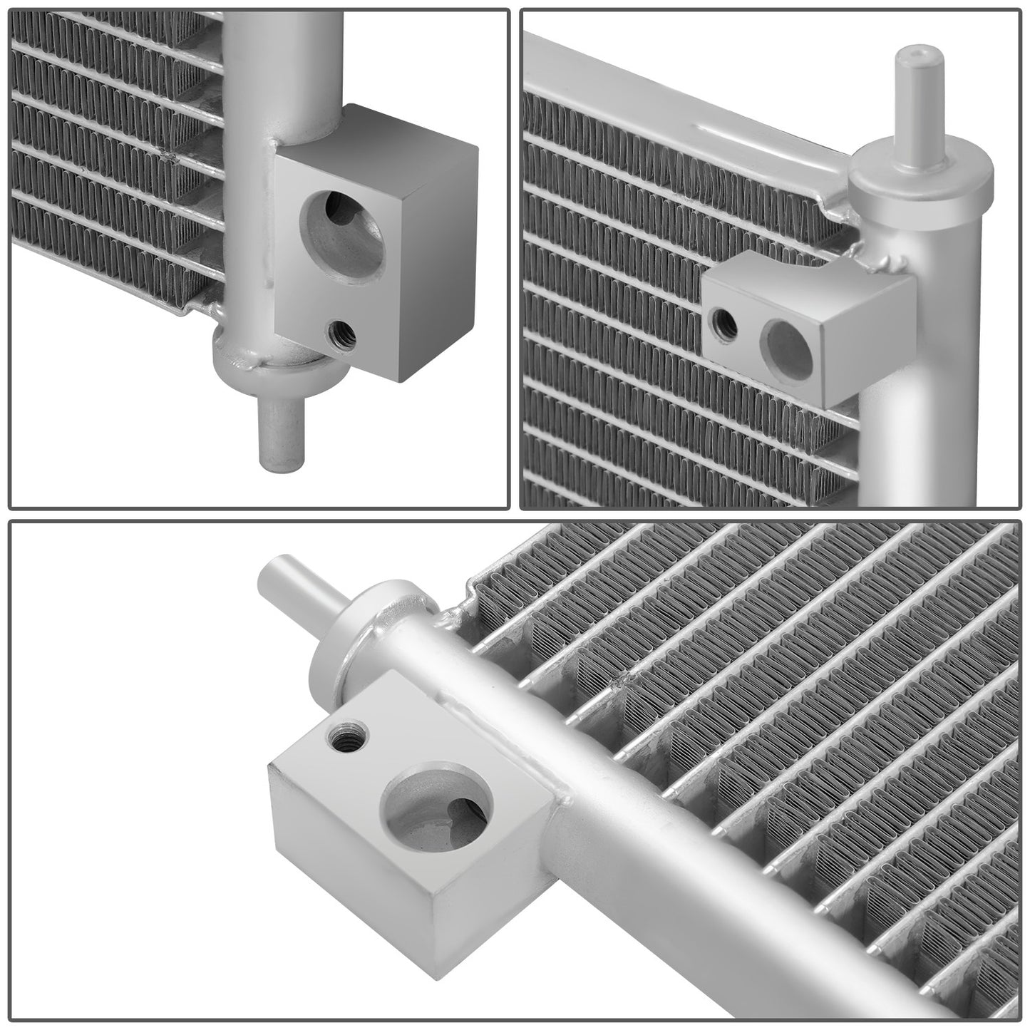 CONDENSADOR ACURA ILX 2017-2020 / HONDA CIVIC 2012-2015 - ALUMINUM - SILVER