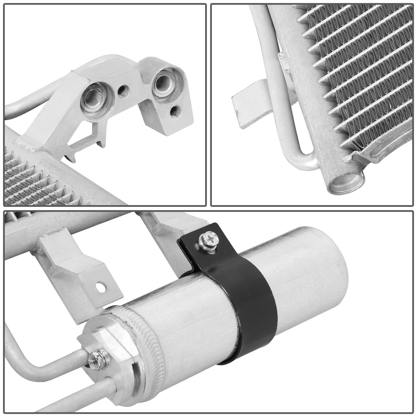 CONDENSADOR FORD ESCAPE 2013-2016 - FOR 2.0T MODEL - ALUMINUM - SILVER