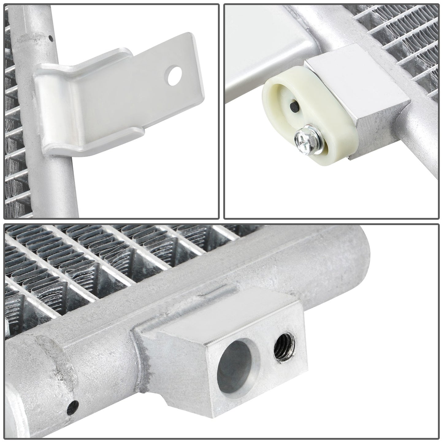 CONDENSADOR INFINITI QX56 2011-2013 / INFINITI QX80 2014-2019 / NISSAN ARMADA 2017-2021 - ALUMINUM - SILVER