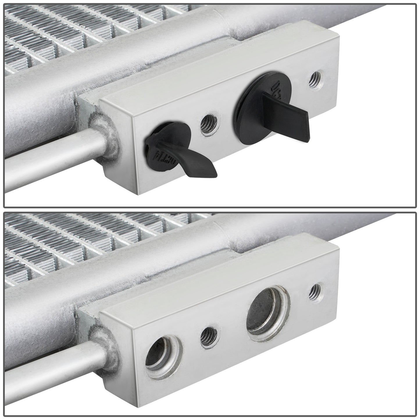 CONDENSADOR HYUNDAI SANTA FE SPORT 2014-2018 - ALUMINUM - SILVER