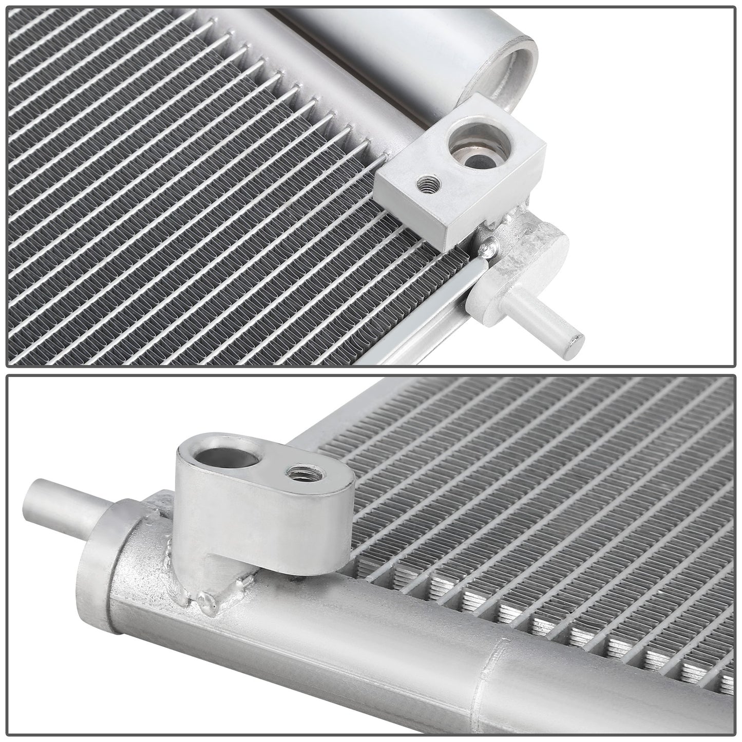 CONDENSADOR HONDA ACCORD 2014-2017 - HYBRID MODEL - ALUMINUM - SILVER