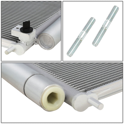 CONDENSADOR HONDA ACCORD 2014-2017 - HYBRID MODEL - ALUMINUM - SILVER