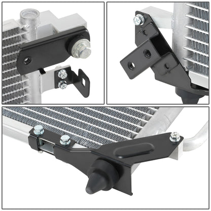 CONDENSADOR LEXUS LX450 1996-1997 - TOYOTA LAND CRUISER 1993-1997 - ALUMINUM - SILVER