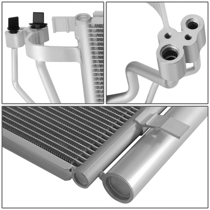 CONDENSADOR HYUNDAI ELANTRA 14-16 - HYUNDAI ELANTRA GT 16-17 - KIA FORTE 15-18 - KIA FORTE5 15-18 - ALUMINUM