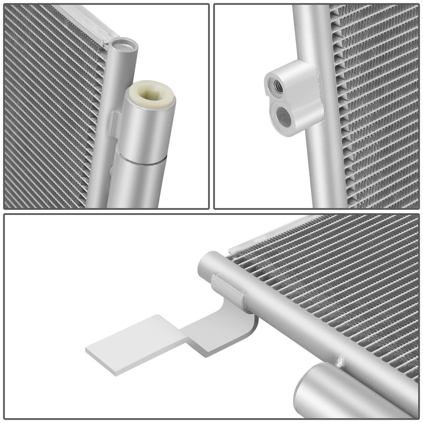 CONDENSADOR RAM 2500 2013-2018 / RAM 3500 2013-2018 - FOR 6.7L MODEL - ALUMINUM - SILVER