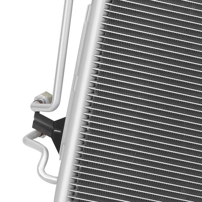 CONDENSADOR 95-05 CHEVROLET BLAZER / 94-04 CHEVROLET S10 PICKUP / 95-05 GMC JIMMY / 94-04 GMC SONOMA / 96-00 ISUZU HOMBRE / 96-01 OLDSMOBILE BRAVADA - FITS 2.2L, 4.3L ENGINE MODELS - ALUMINIUM