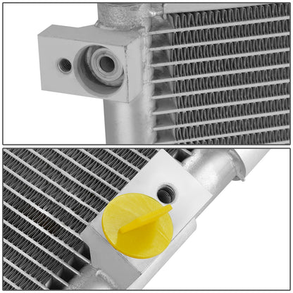 CONDENSADOR FORD MUSTANG 2015-2023 - FOR 2.3L MODEL - ALUMINUM - SILVER