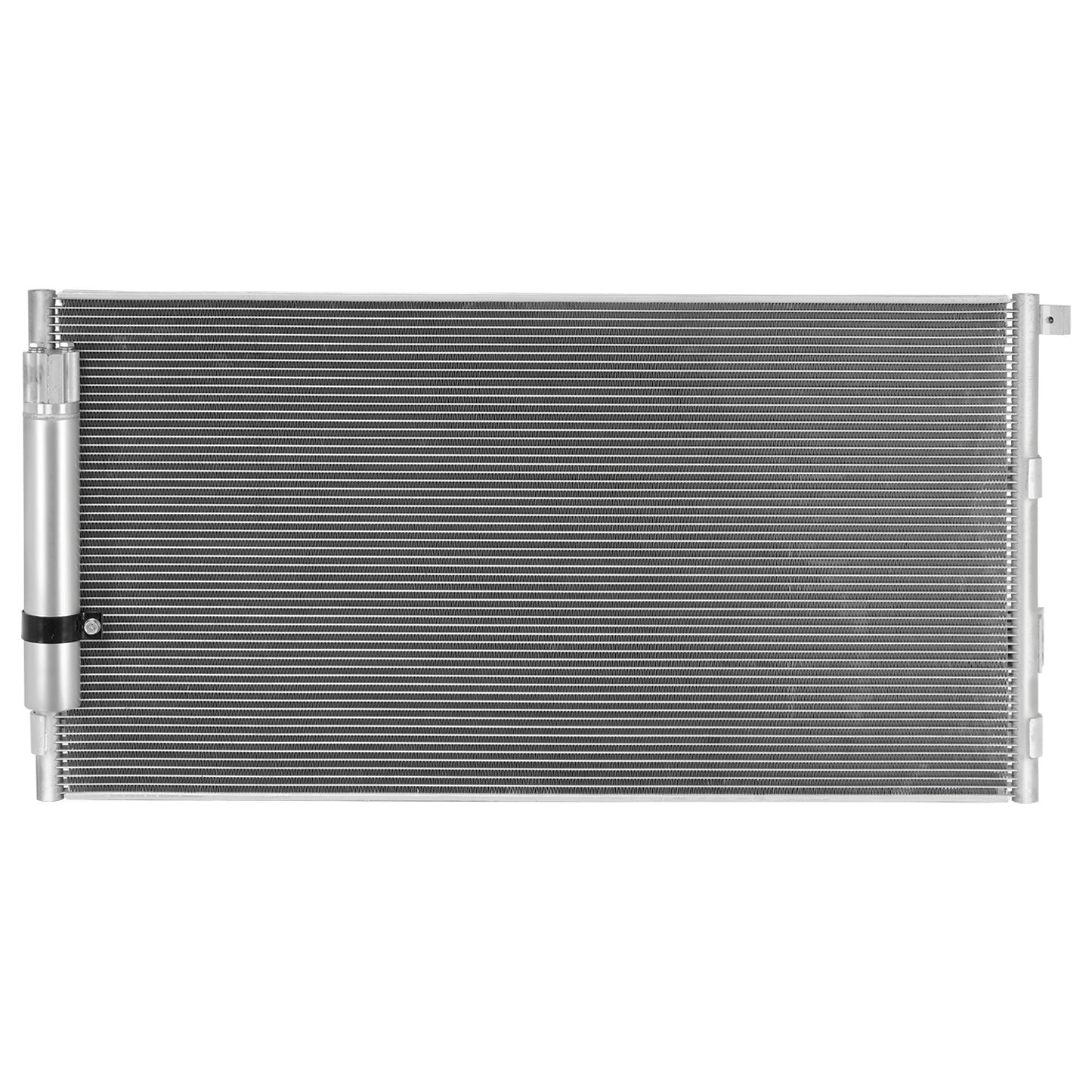 CONDENSADOR FORD MUSTANG 2015-2023 - FOR 2.3L MODEL - ALUMINUM - SILVER