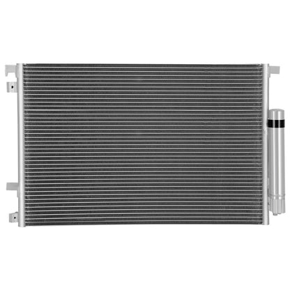 CONDENSADOR FORD MUSTANG 2015-2023 - FOR 3.7L 5.0L MODELS - ALUMINUM - SILVER