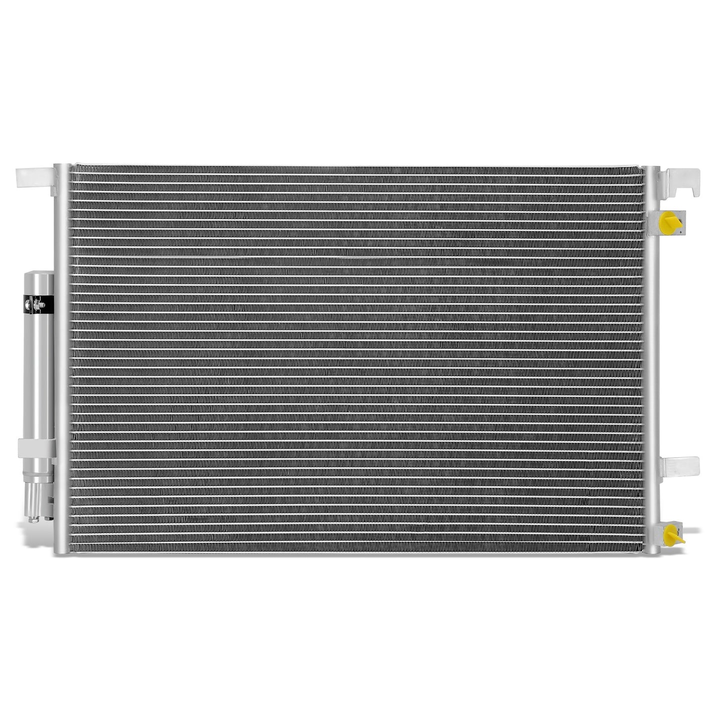 CONDENSADOR FORD MUSTANG 2015-2023 - FOR 3.7L 5.0L MODELS - ALUMINUM - SILVER