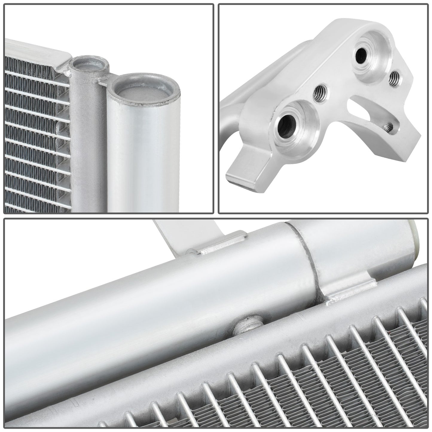 CONDENSADOR FORD FOCUS ST 2015-2018 / FORD TRANSIT CONNECT 2014-2018 - ALUMINUM - SILVER