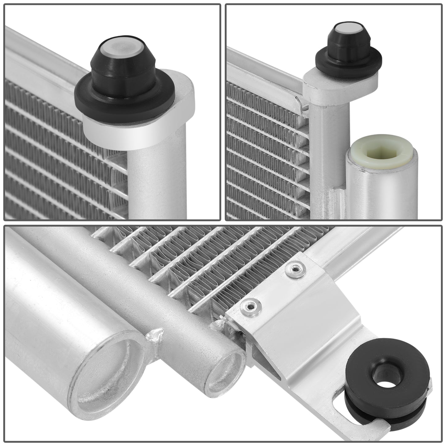 CONDENSADOR CHEVROLET SILVERADO 2500 2015-2019 / CHEVROLET SILVERADO 3500 2015-2019 / GMC SIERRA 2500 2015-2019 / GMC SIERRA 3500 2015-2019 - FOR 6.0L 6.6L MODELS - ALUMINIUM