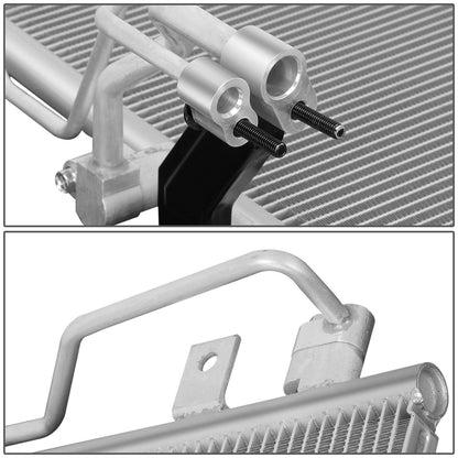 CONDENSADOR HYUNDAI SONATA 2015-2019 - FOR TURBO MODELS - ALUMINUM - SILVER