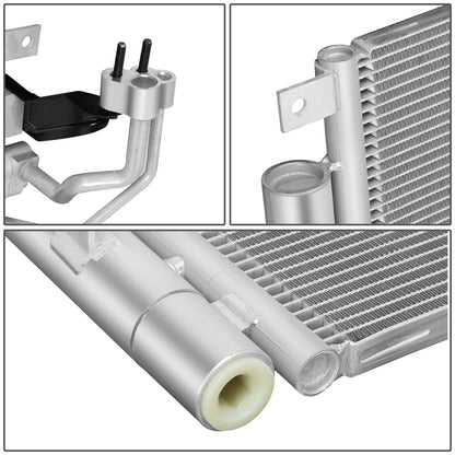 CONDENSADOR HYUNDAI SONATA 2015-2019 - FOR TURBO MODELS - ALUMINUM - SILVER