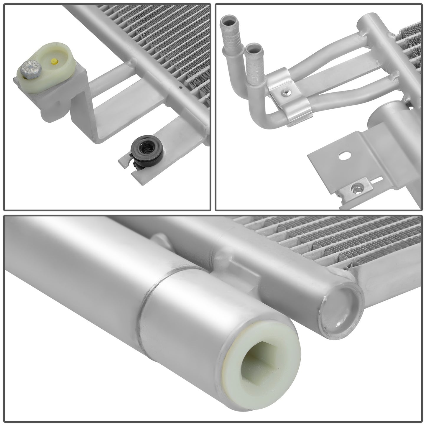 CONDENSADOR FORD POLICE INTERCEPTOR UTILITY 2013-2019 / FORD EXPLORER 2016-2019 - FITS 3.5L 3.7L MODELS - ALUMINIUM