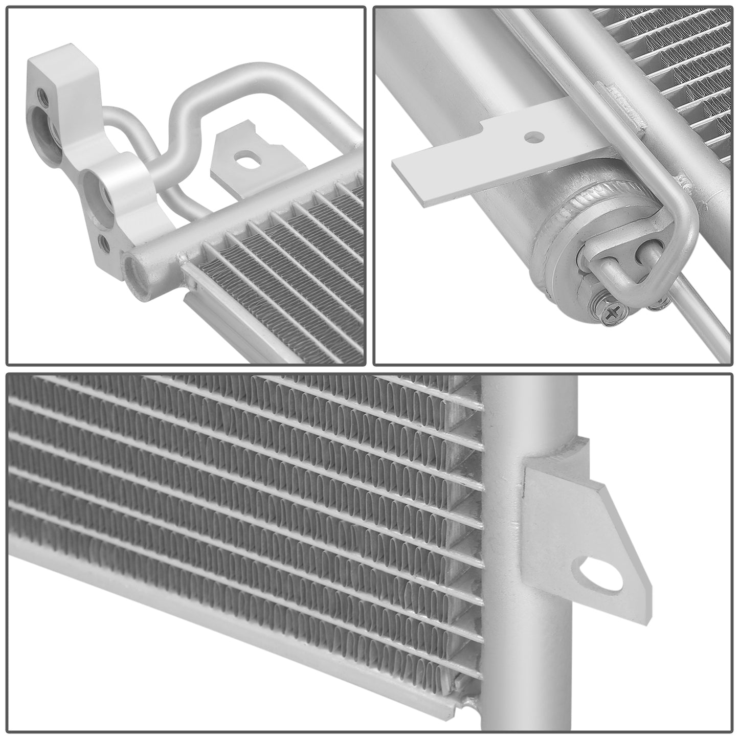 CONDENSADOR FORD ESCAPE 2017-2019 / FORD FOCUS 2016-2018 / FORD TRANSIT CONNECT 2019-2024 / LINCOLN MKC 2015-2019 - ALUMINIUM
