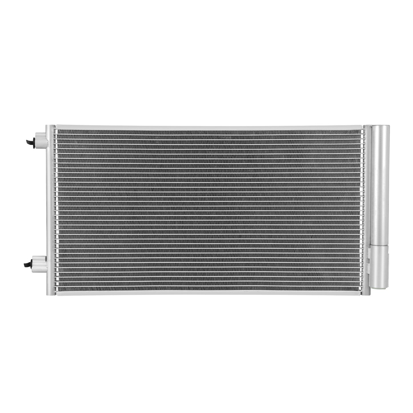 CONDENSADOR FIAT 500X 2016-2018 / JEEP RENEGADE 2015-2021 / RAM PROMASTER CITY 2015-2022 - FOR 2.4L MODEL - ALUMINUM - SILVER