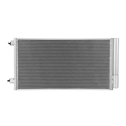 CONDENSADOR FIAT 500X 2016-2018 / JEEP RENEGADE 2015-2021 / RAM PROMASTER CITY 2015-2022 - FOR 2.4L MODEL - ALUMINUM - SILVER