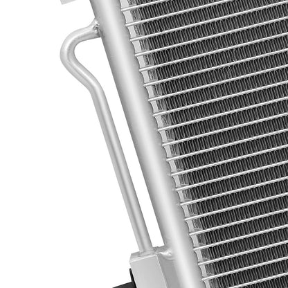 CONDENSADOR 99-03 JEEP GRAND CHEROKEE - FITS 4.0L L6 & 4.7L V8 ENGINE MODELS - ALUMINIUM