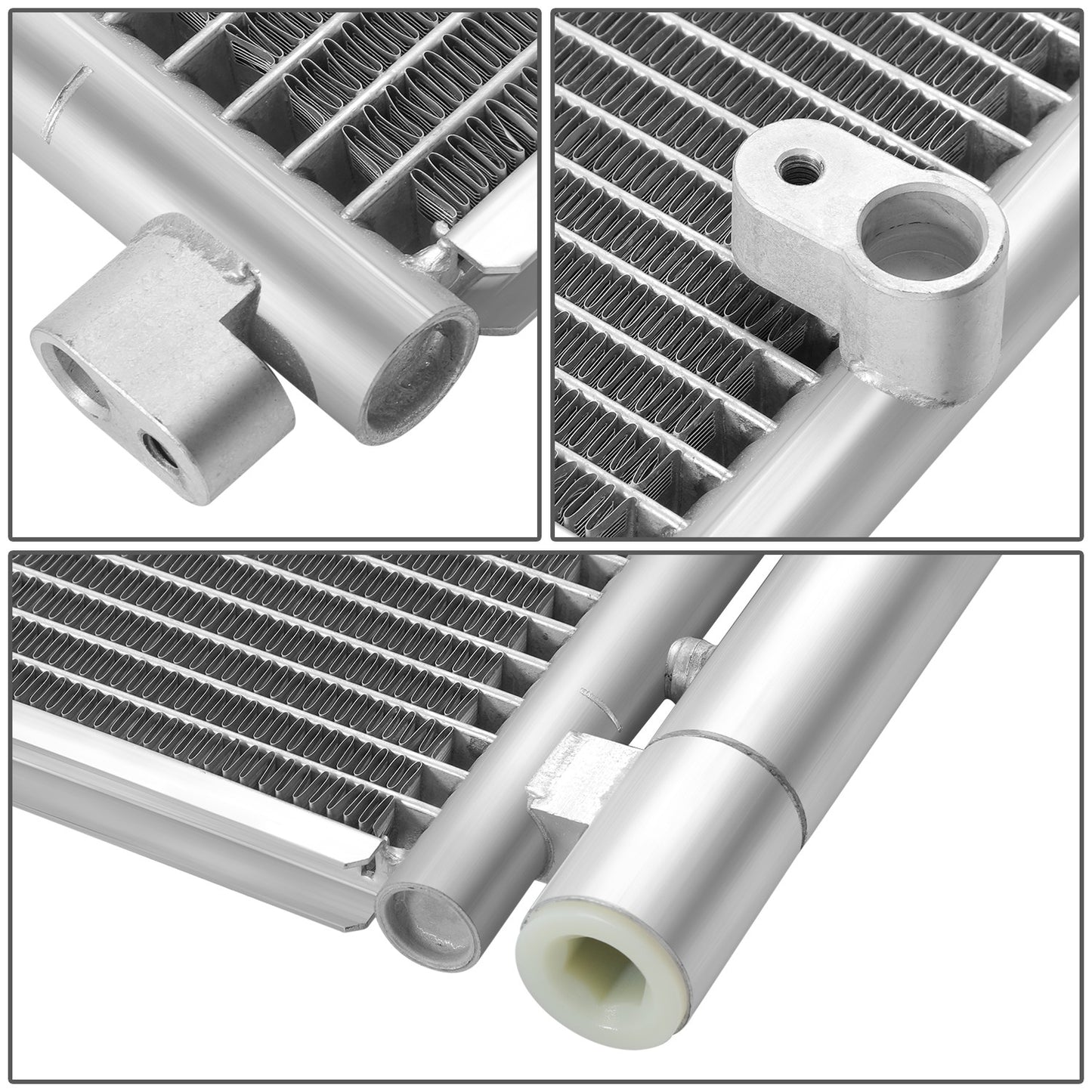 CONDENSADOR HONDA CIVIC 2017-2021 - TYPE-R - ALUMINUM - SILVER