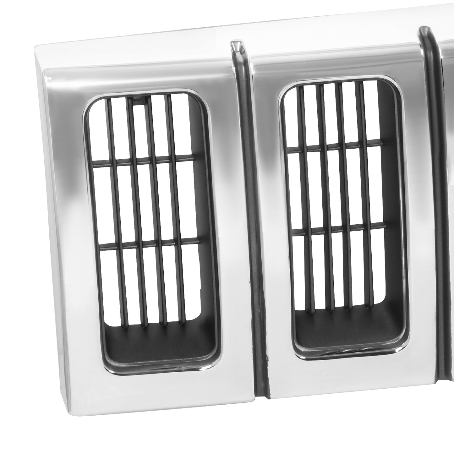 PARRILLA GRILLE - JP GRAND CHRKEE '93-'98/ GRILLE ASS'Y 93-95/ CHROME/GRAY//PARTS.NO,CH1200143//OEM NO,55034094