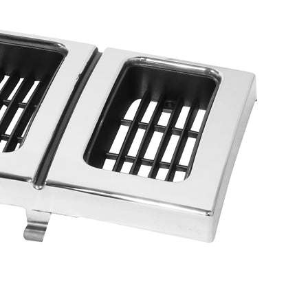 PARRILLA GRILLE - JP GRAND CHRKEE '93-'98/ GRILLE ASS'Y 93-95/ CHROME/GRAY//PARTS.NO,CH1200143//OEM NO,55034094