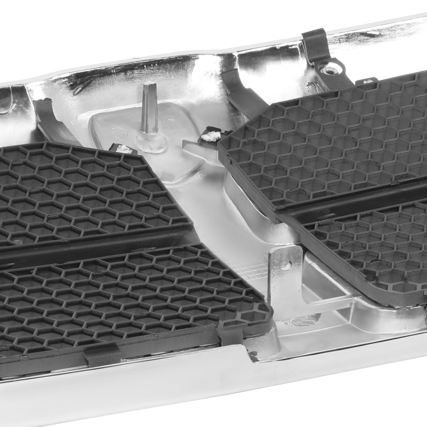 PARRILLA GRILLE - DG RAM '94-'01/ GRILLE ASS'Y/ SILVER W/CHROME FRAME//PARTS.NO,CH1200178//OEM NO,55055252
