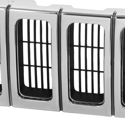 PARRILLA GRILLE - JP GRAND CHRKEE '93-'98/ GRILLE ASS'Y 96-98/ CHROME/BLACK/SILVER//PARTS.NO,CH1200192//OEM NO,55055059
