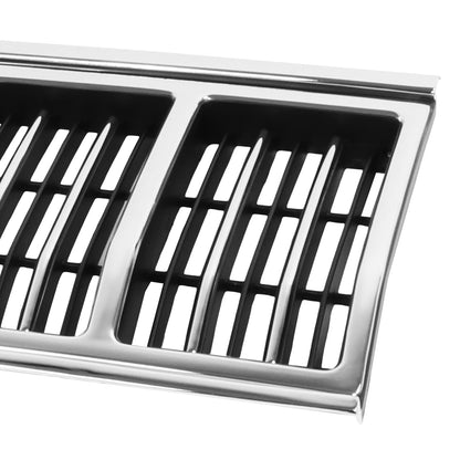 PARRILLA GRILLE - JP CHRKEE '84-'96/ GRILLE ASS'Y 91-96/ CHROME/BLACK/ =COMANCHE=WAGONEER//PARTS.NO,CH1200196//OEM NO,55034046
