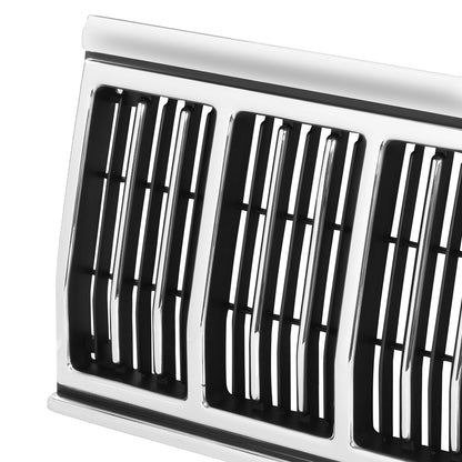 PARRILLA GRILLE - JP CHRKEE '84-'96/ GRILLE ASS'Y 91-96/ CHROME/BLACK/ =COMANCHE=WAGONEER//PARTS.NO,CH1200196//OEM NO,55034046
