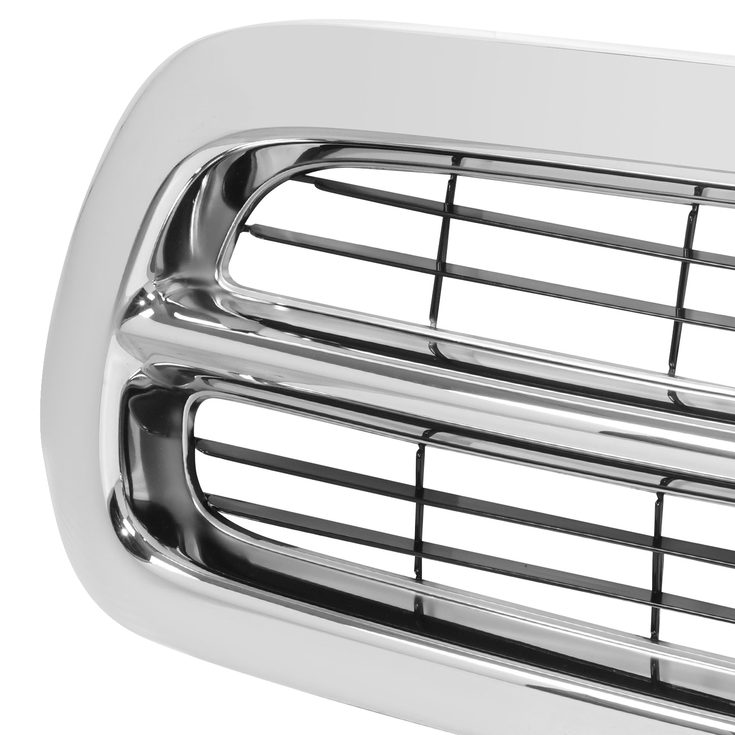 PARRILLA GRILLE - DG DKTA '97-'04/DUAGO '98-'03/ GRILLE ASS'Y/ CHROME/BLACK/ (1PC DESIGN)//PARTS.NO,CH1200199//OEM NO,55056092