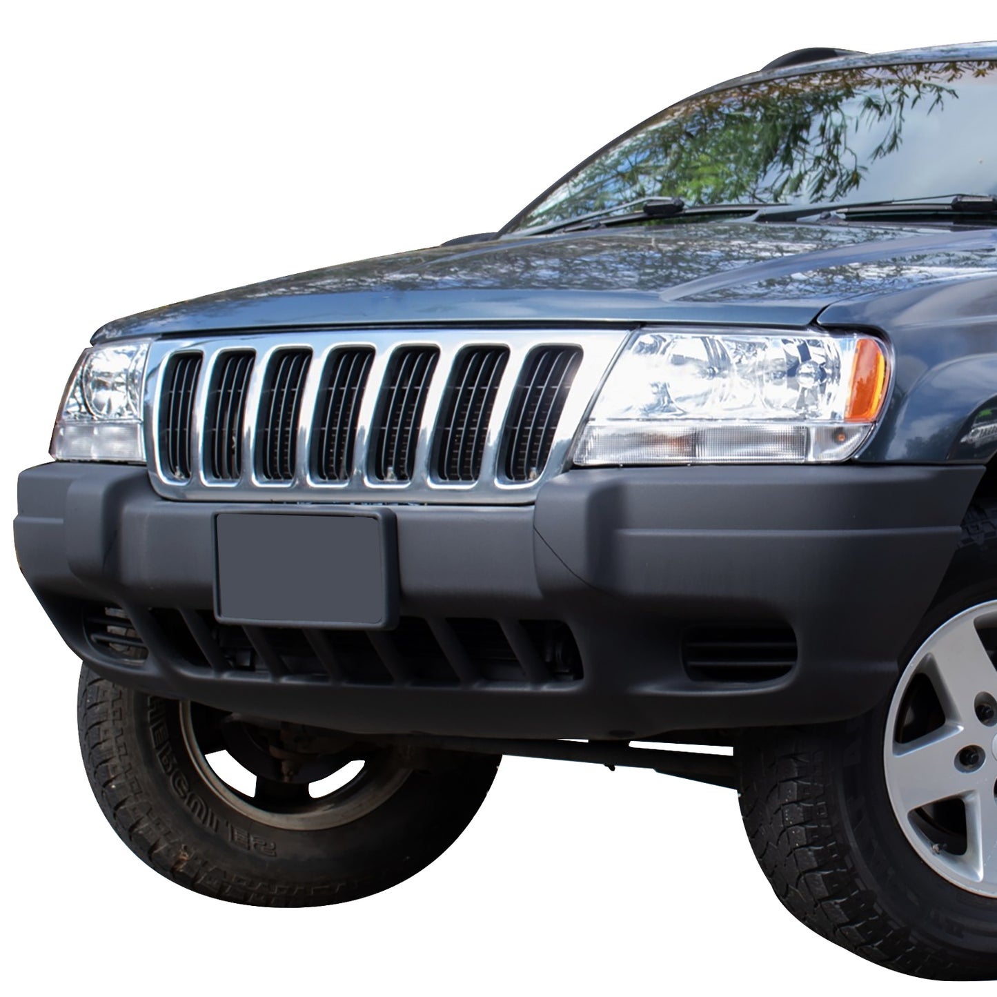 PARRILLA GRILLE - JP GRAND CHRKEE '99-'04/ GRILLE ASS'Y 99-03/ CHROME OUTER/ (LAREDO)//PARTS.NO,CH1200221//OEM NO,55155921AC