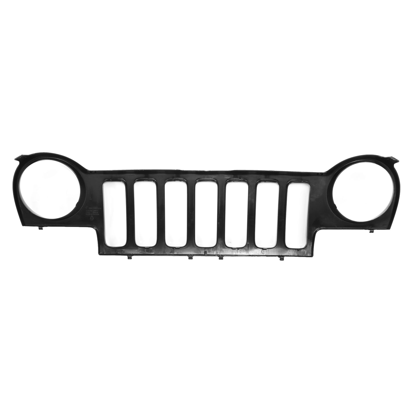 PARRILLA GRILLE - JP LIBRTY '02-'07/ GRILLE ASS'Y 02-04/ OUTER  FRAME/ W/PRIMED BLACK/ W/O INSERT//PARTS.NO,CH1200232//OEM NO,55156608AA