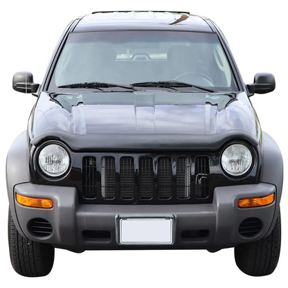 PARRILLA GRILLE - JP LIBRTY '02-'07/ GRILLE ASS'Y 02-04/ OUTER  FRAME/ W/PRIMED BLACK/ W/O INSERT//PARTS.NO,CH1200232//OEM NO,55156608AA