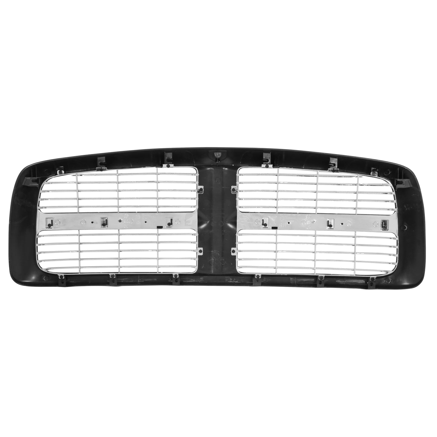 PARRILLA GRILLE - DG RAM '02-'05/ GRILLE ASS'Y/ CHROME BILLET/ W/BLACK FRAME//PARTS.NO,CH1200259//OEM NO,5GR97DX8AE