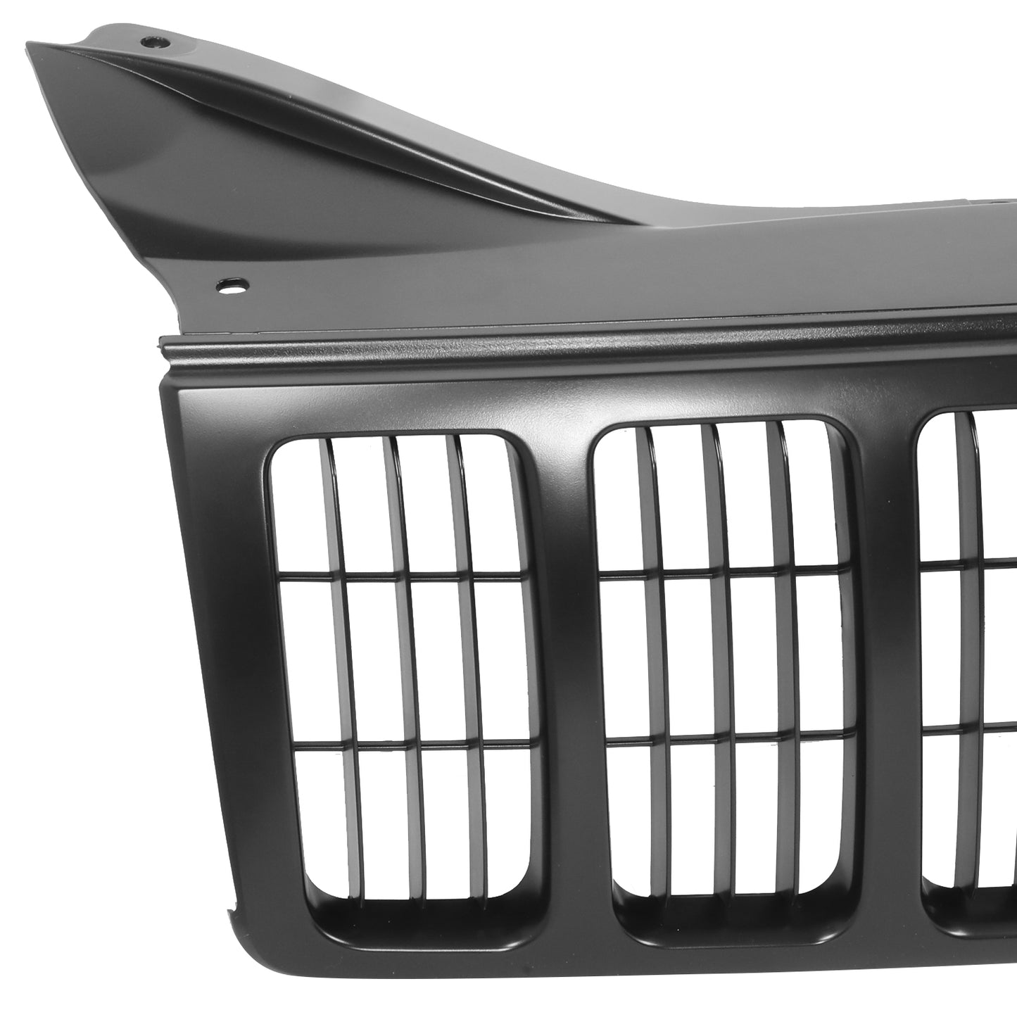 PARRILLA GRILLE - JP GRAND CHRKEE '05-'10/ GRILLE ASS'Y 05-07/ BLK W/BLK FRAME/ (2PC STYLE)//PARTS.NO,CH1200283//OEM NO,5JF941XRAE