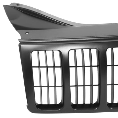 PARRILLA GRILLE - JP GRAND CHRKEE '05-'10/ GRILLE ASS'Y 05-07/ BLK W/BLK FRAME/ (2PC STYLE)//PARTS.NO,CH1200283//OEM NO,5JF941XRAE