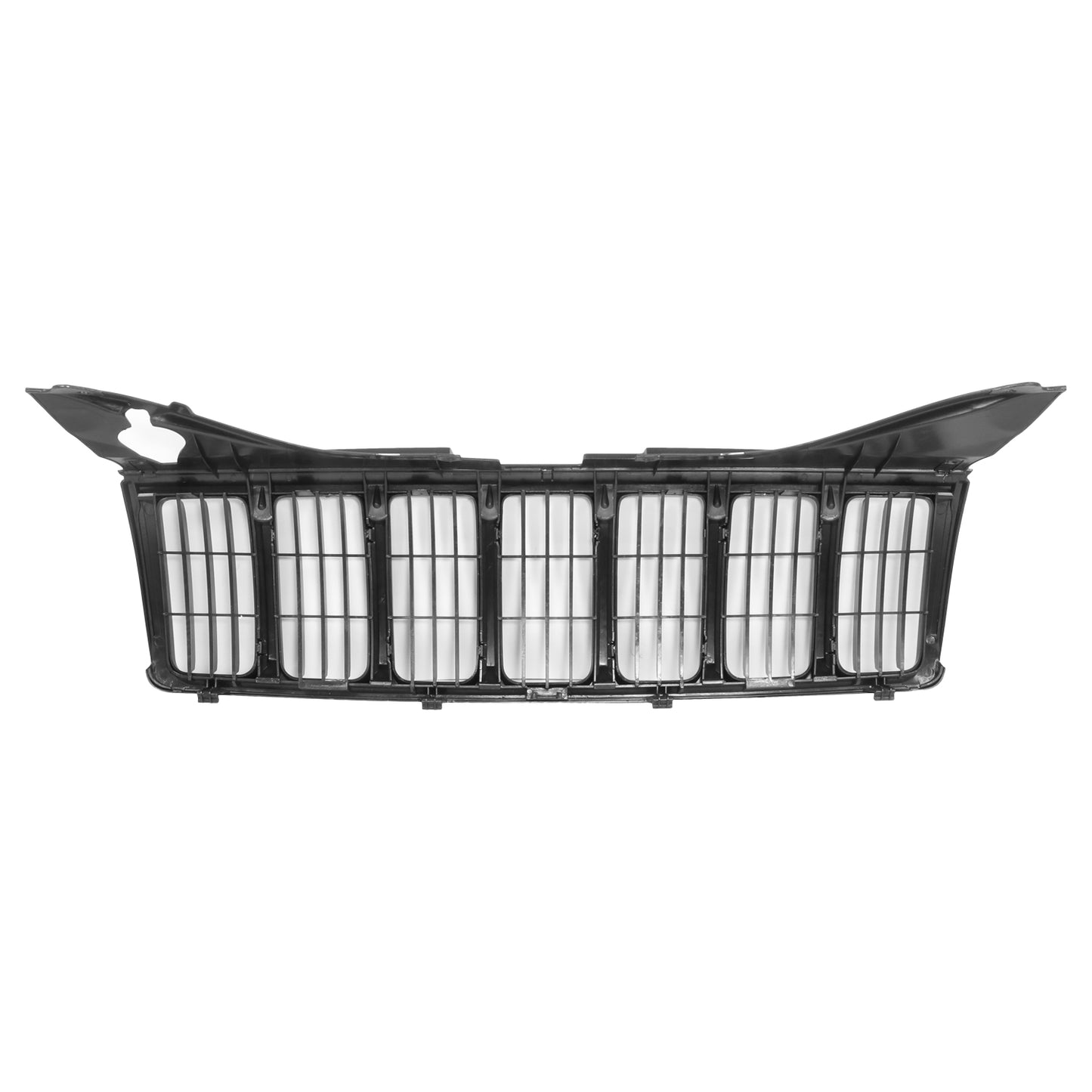 PARRILLA GRILLE - JP GRAND CHRKEE '05-'10/ GRILLE ASS'Y 05-07/ BLK W/BLK FRAME/ (2PC STYLE)//PARTS.NO,CH1200283//OEM NO,5JF941XRAE