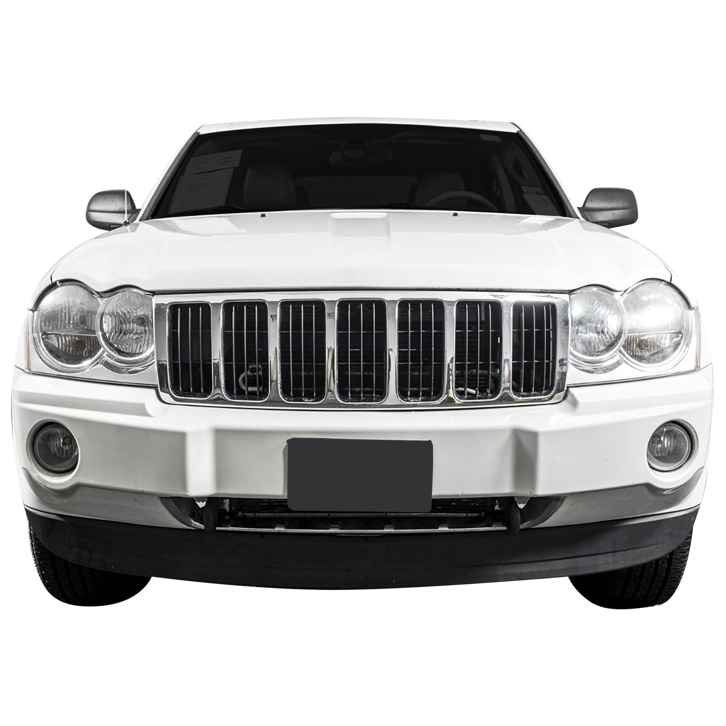 PARRILLA GRILLE - JP GRAND CHRKEE '05-'10/ GRILLE ASS'Y 05-07/ BLK W/CHRM FRAME//PARTS.NO,CH1200284//OEM NO,55156814AE