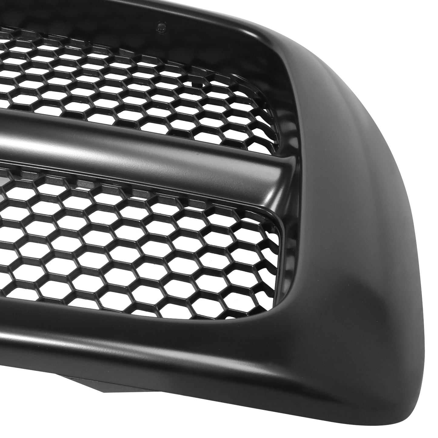 PARRILLA GRILLE - DG RAM '02-'05/ GRILLE ASS'Y 05-05/ BLACK HONEY COBM MESH/ W/BLACK FRAME/ (R1500 MEGA/R2500/R3500)/(NEW STYLE)//PARTS.NO,CH1200287//OEM NO,5FJ051SPAB