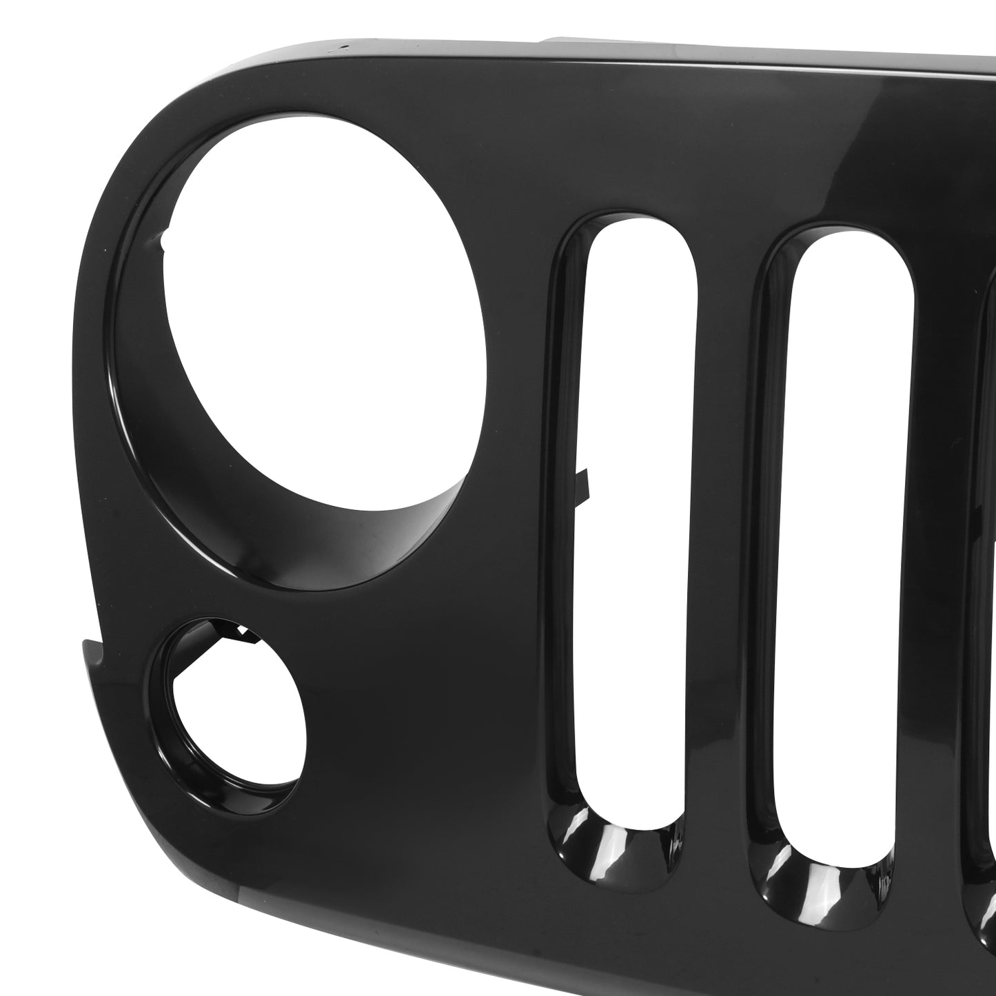 PARRILLA GRILLE - JP WANGLR '07-'17/ GRILLE ASS'Y/ MAT-BLACK (PTM)//PARTS.NO,CH1200313//OEM NO,68046306AC
