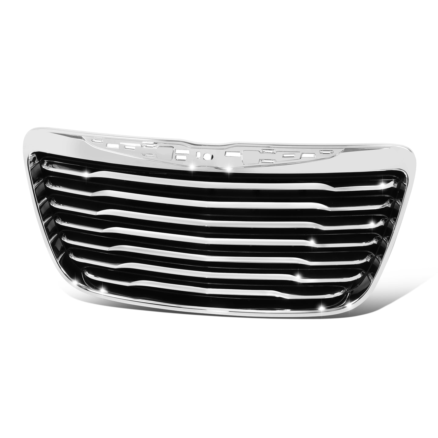 PARRILLA GRILLE - CR 300C 11-14/15-22/ GRILLE ASS'Y 11-14/ CHROME/BLACK (CODE MF5)/ W/O PEDESTRIAN PROTECTION//PARTS.NO,CH1200351//OEM NO,68127942AE