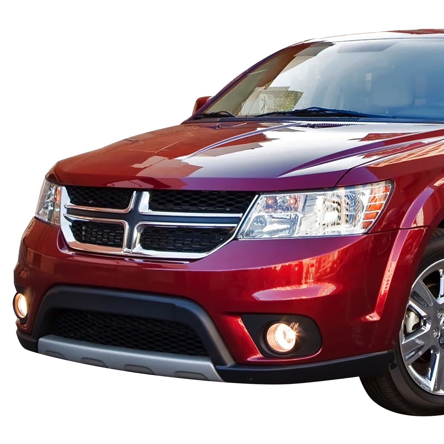 PARRILLA GRILLE - DG JURNY 09-20/ GRILLE ASS'Y  '11-'19/ CHRM/BLK/ W/O FOG LAMP TYPE//PARTS.NO,CH1200362//OEM NO,1SU84SZ0AB