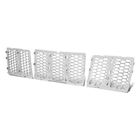 PARRILLA GRILLE - JP GRAND CHRKEE 14-16/17-21/ GRILLE ASS'Y 14-16/ CHROME W/CHROME MOULDONG/ (SUMMIT)(HONYCOMB STYLE)