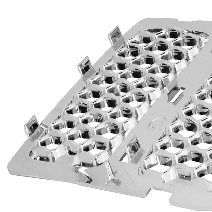 PARRILLA GRILLE - JP GRAND CHRKEE 14-16/17-21/ GRILLE ASS'Y 14-16/ CHROME W/CHROME MOULDONG/ (SUMMIT)(HONYCOMB STYLE)