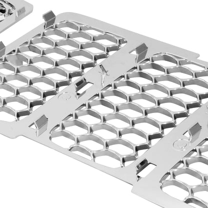 PARRILLA GRILLE - JP GRAND CHRKEE 14-16/17-21/ GRILLE ASS'Y 14-16/ CHROME W/CHROME MOULDONG/ (SUMMIT)(HONYCOMB STYLE)