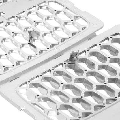 PARRILLA GRILLE - JP GRAND CHRKEE 14-16/17-21/ GRILLE ASS'Y 14-16/ CHROME W/CHROME MOULDONG/ (SUMMIT)(HONYCOMB STYLE)