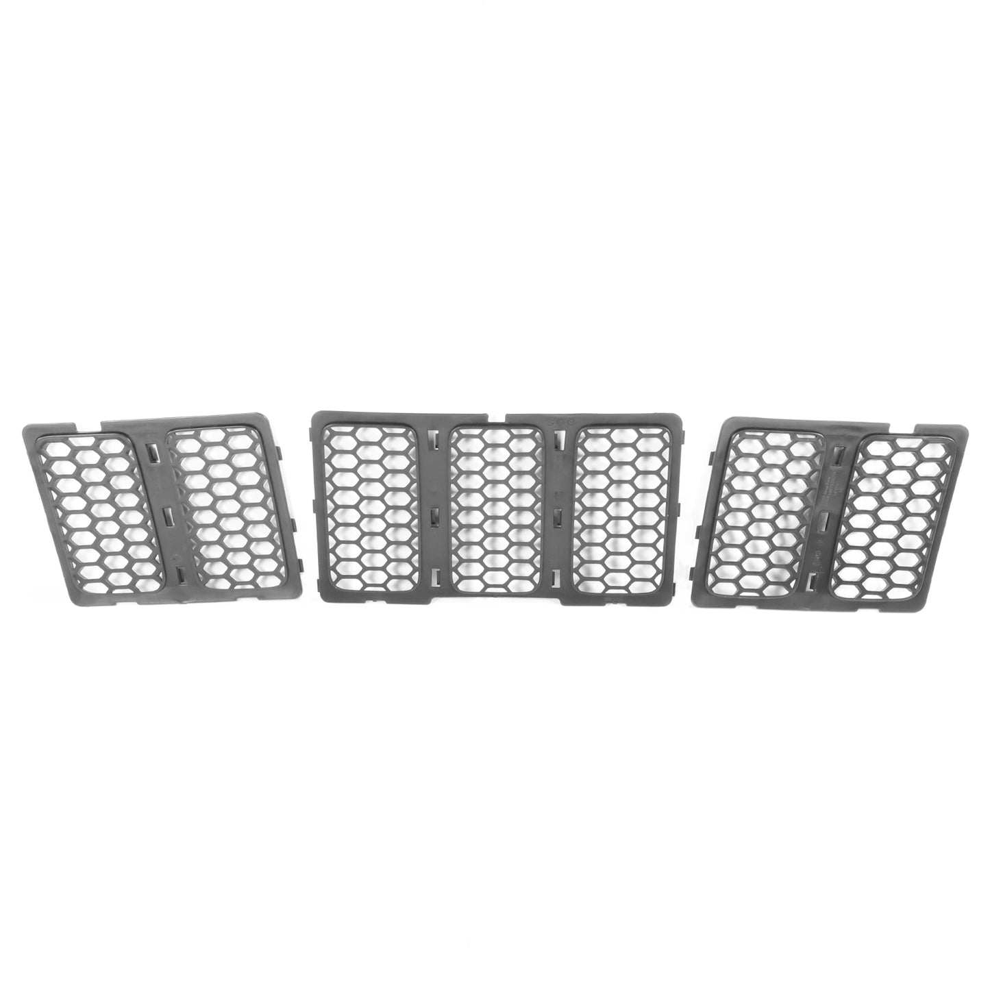 PARRILLA GRILLE - JP GRAND CHRKEE 14-16/17-21/ GRILLE ASS'Y 14-16/ MAT-BLACK (OVERLAND)/ (HONYCOMB STYLE)//PARTS.NO,CH1200377//OEM NO,68143074AD