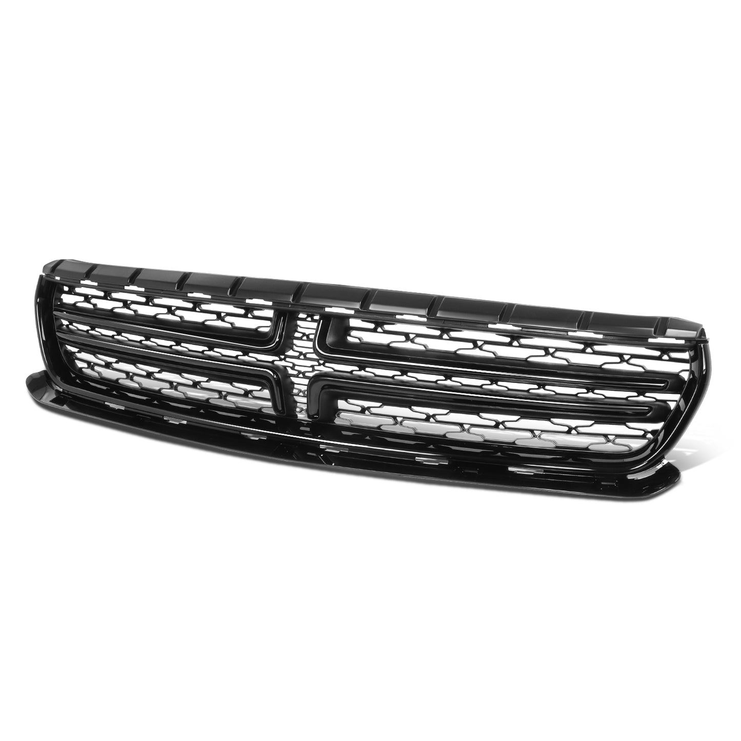 PARRILLA GRILLE - DG CHARGR 15-17/18-22/ GRILLE ASS'Y 15-22/ MAT-BLACK W/PAINTED BLACK MLDG/ (W/O HOOD SCOOP)